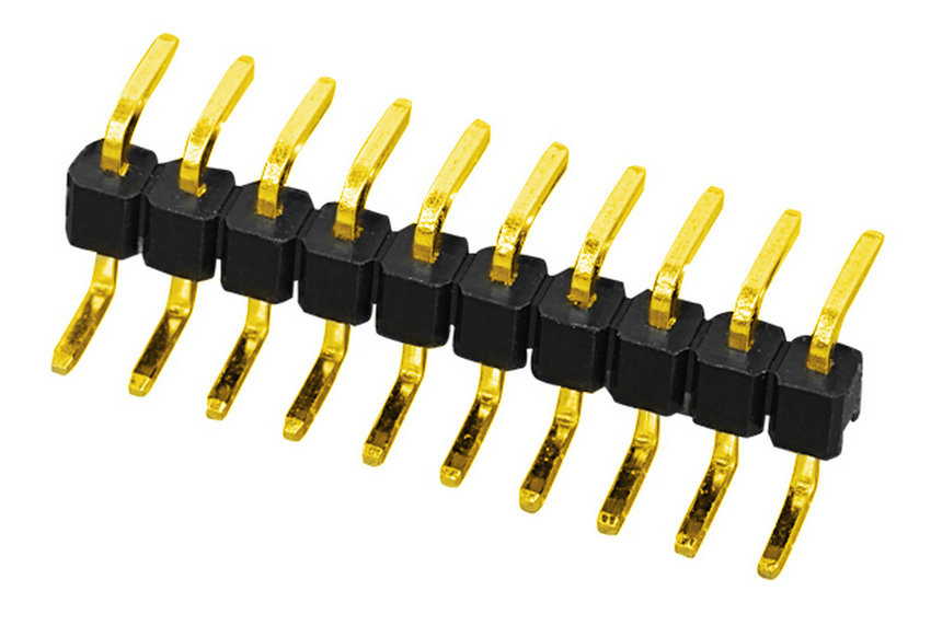 PH2.54mm Pin Header Single Row Single Body Z Type Board to Board Connector Pin Connector 