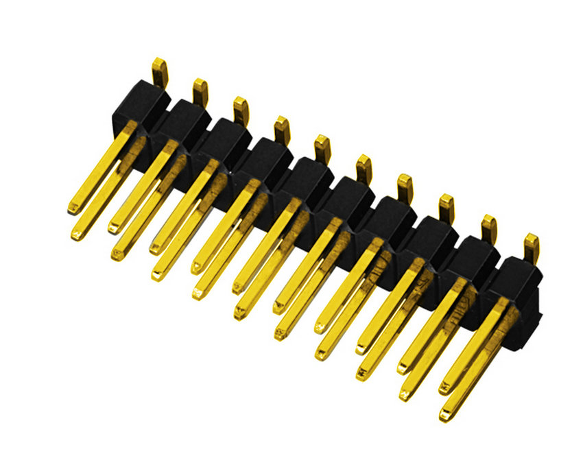 PH2.54mm Pin Header,  Dual Row Single Body SMT Type Pin Connector Board to Board Connector 