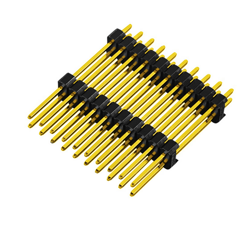 PH2.54mm Pin Header Dual Row Dual Body Straight Type Board to Board Connector Pin Connector 