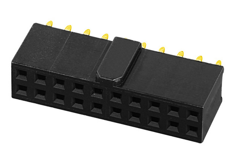 PH2.54mm Female Header  Single Row H=6.5 Y-type Straight-type Board to Board Connector