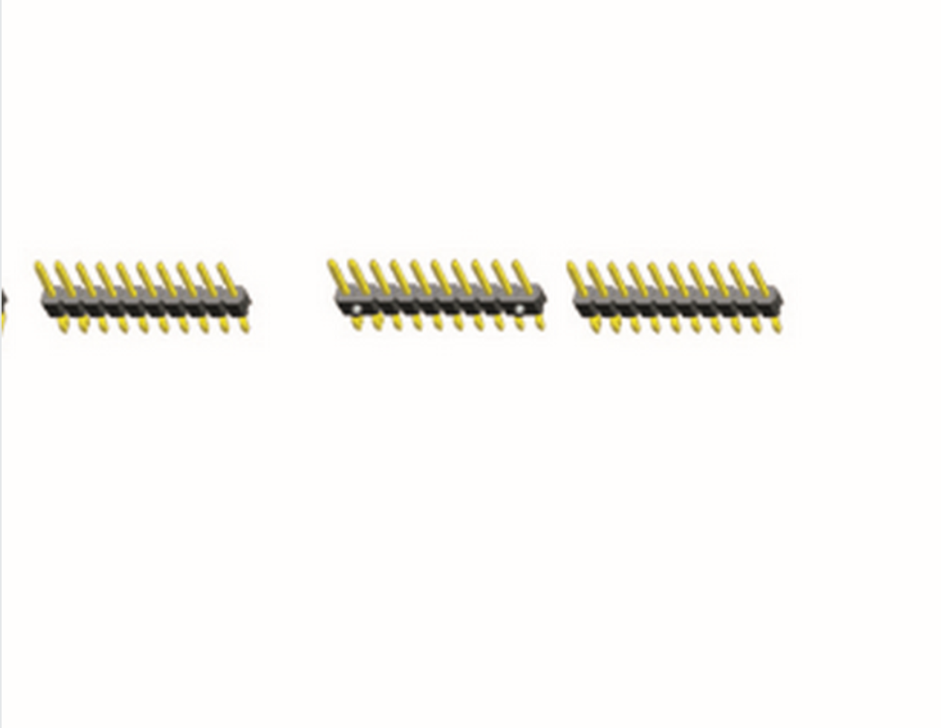 PH2.54mm Pin Header H=2.5 Single Row Right Angle SMT Type 