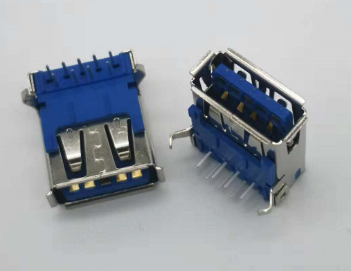 USB 3.0 180°A/F 90° L=16.5mm connector