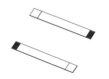FFC软排线0.5mm Pitch 反面 