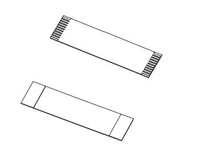 FFC软排线1.0mm Pitch 同面